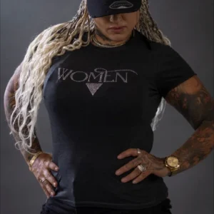 Women Tri Rhinestone Design | Orgulla Apparel