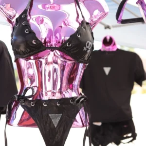 Black Bikini with Rhinestones | Orgullo Apparel Swimwear