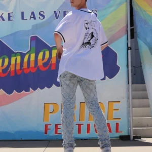 Men's Jersey with Rhinestones | Orgullo Apparel